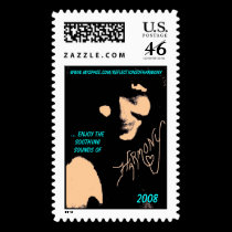 Black and Pink Harmony 2008 stamp