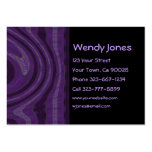 black and purple abstract business cards
