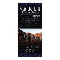Black and Purple Damask  Rack Card rack cards