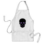 Black and Purple Skull Aprons