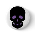 Black and Purple Skull Pins