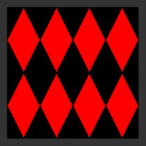 Black and Red Diamonds Poster posters by dduhaime55 Black and Red Diamonds Poster posters
