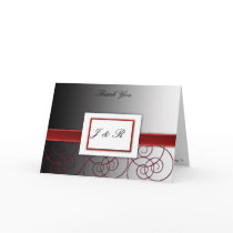 Black and red graduated wedding set cards by Cards_by_Cathy Black and red graduated wedding set cards