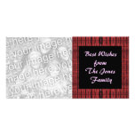 black and red photo cards
