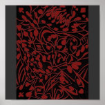 Black and Red posters