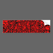 Black and Red Punk bumper stickers