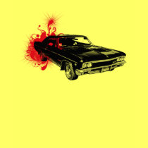 black and red retro car t-shirts by Rebs123 black and red retro car t-shirts