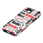 Black and Red Thank You Word Cloud casemate cases