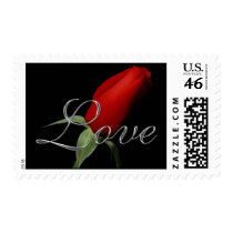Black And Red Wedding Invitations postage by TDSwhite Black And Red Wedding Invitations postage