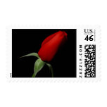 Black And Red Wedding Postage Stamp