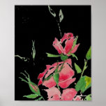 Black and roses posters