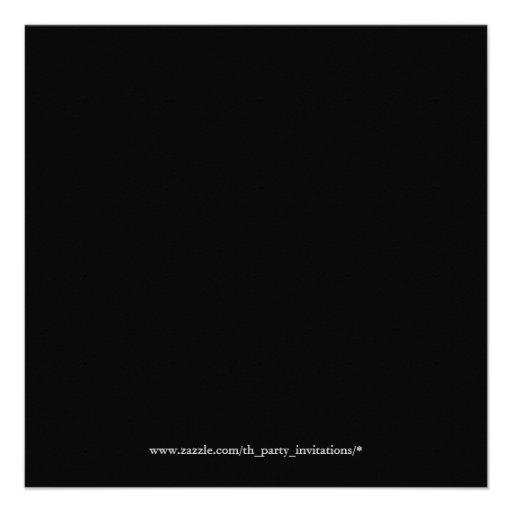 Black and Silver 25th Wedding Anniversary Invitations