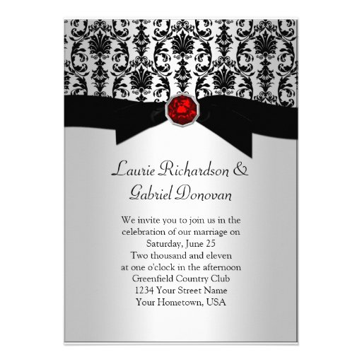 25 Inspirational Black And Silver Invitation Templates Free Latter