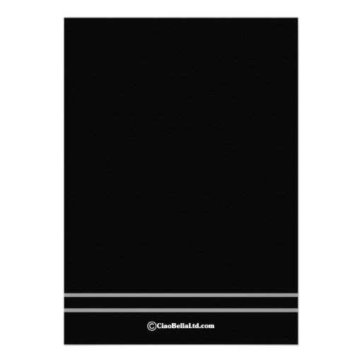 Black and Silver Quad Photo Graduation Party Invitations