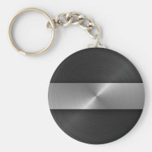 Black And Steel Key Chain