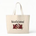 black and tan coonhound mom Tote Bag bag