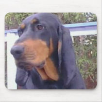 Black and Tan Coonhound Mousepad mousepads