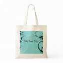 Black and Turquoise Floral bags