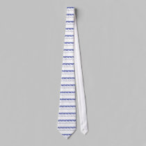 black and whit longhaired cat ties