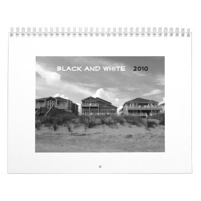 Black and White - 2010 Wall Calendars Black and White - 2010 Wall Calendars