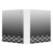 Black and White Abstract Modern Design. 3 Ring Binders