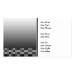 Black and White Abstract Modern Design. Business Card Template
