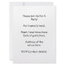 Black and White Abstract Modern Design. Custom Invite