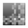 Black and White Abstract Modern Design. Refrigerator Magnets