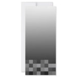 Black and White Abstract Modern Design. Personalized Rack Card