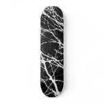 Black And White Abstract Skateboard