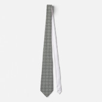 Black and White Abstract Texture Tie