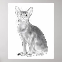 Black and White Aby Posters