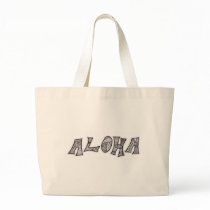 Black and White Aloha Bag
