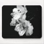 Black and White Alstroemeria Lily Mousepad