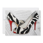 Black and White and Red All Over invitations
