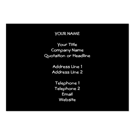 Black and White Animal Paw Print Pattern. Business Card Templates (back side)