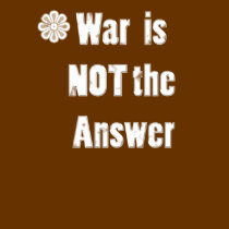 Black and White - Anti-War Message for Women t-shirts