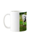 Black and White Apostrophe S Cow Mug