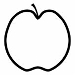 Black and White Apple. Polo Shirt