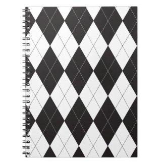 Black and White Argyle