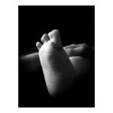 Black and White Baby Foot posters