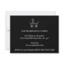 Black and White Baby Stroller. Invitations