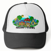 Black and White Baseball Cap hats by ms_nuggler Black and White Baseball Cap hats
