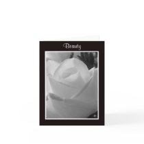 Black and White Beauty "Rose Note Cards"