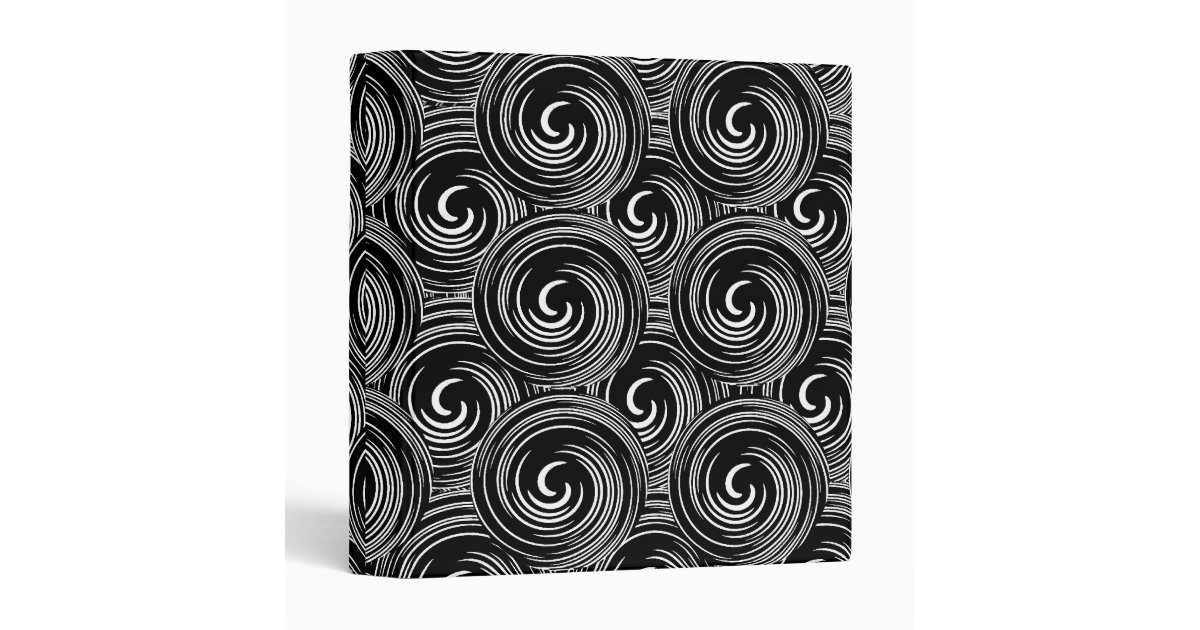 Black and White Binder | Zazzle