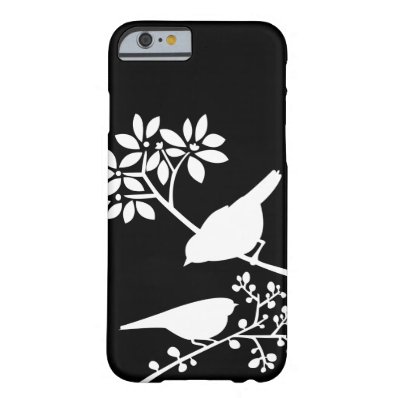 Black and White Birds Custom iPhone 6 case