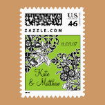 Black and White Bouquet stamps