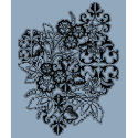 Black and White Bouquet t-shirts