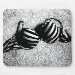 Black and White Bra mousepad
