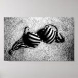 Black and White Bra poster